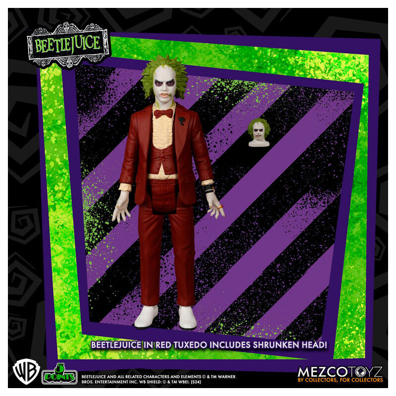 Figura Beetlejuice Red Tux Suite Beetlejuice 9,5cm